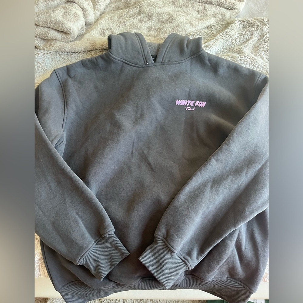 White Fox Volcanic Gray Vol. 3 Hoodie